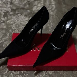 Black Suede Women’s Heels